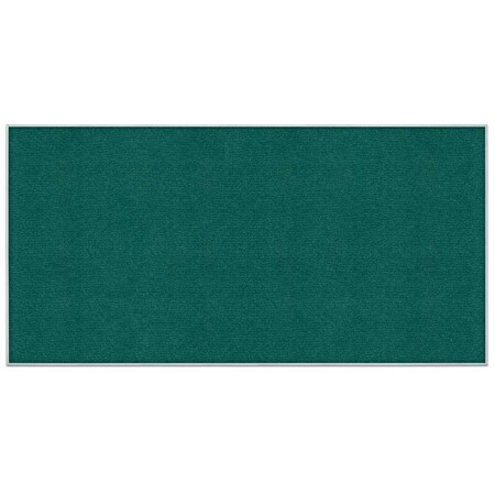 United Visual Products Corkboard, Fabric, 1 Door, Wht/Cloud, 24x36" UV301-WHITE-CLOUD